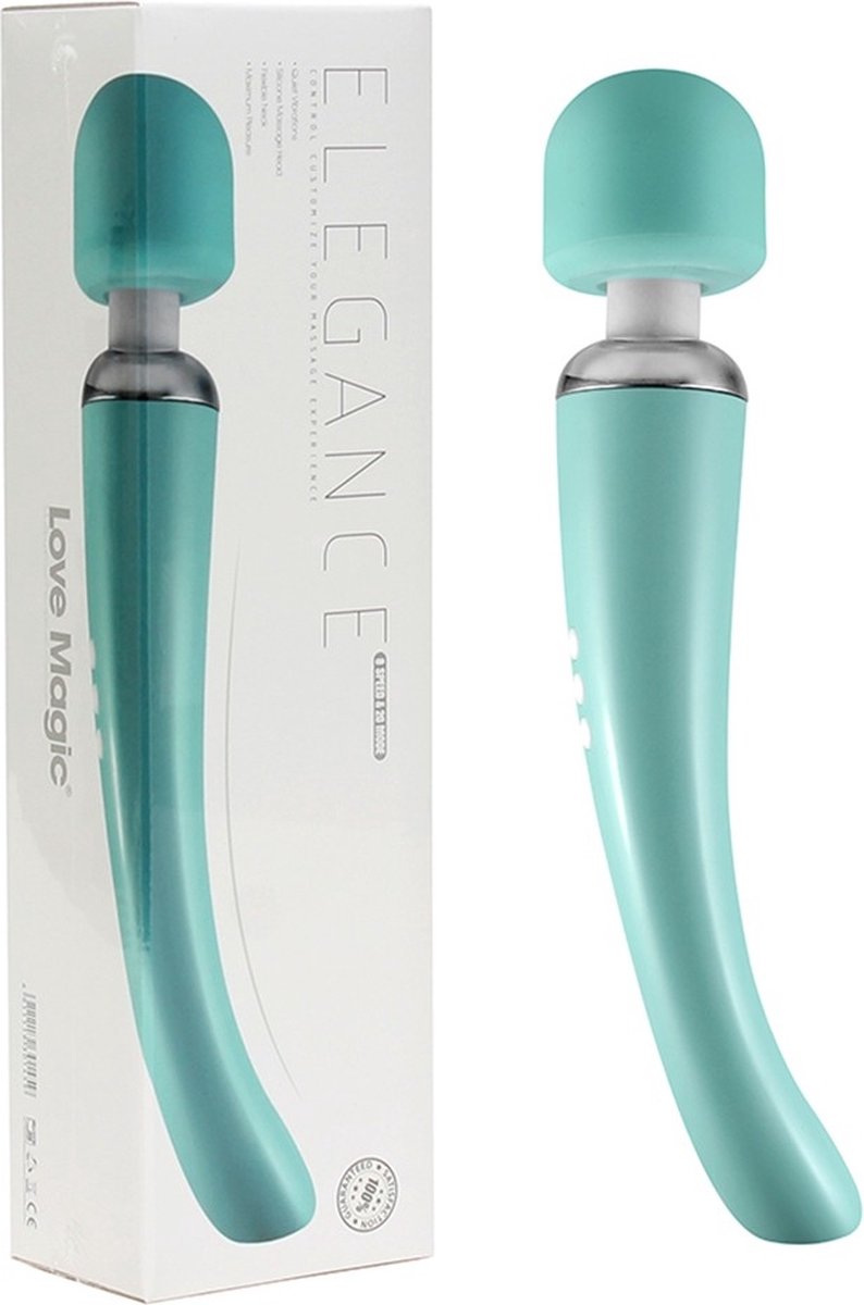 Love Magic Elegance vibrator - mintgroen 29,3cm