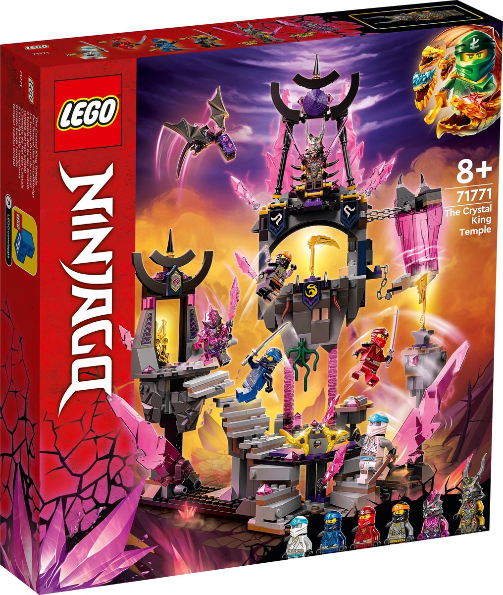LEGO NINJAGO 71771 Le Temple du Roi de Cristal | bol.com