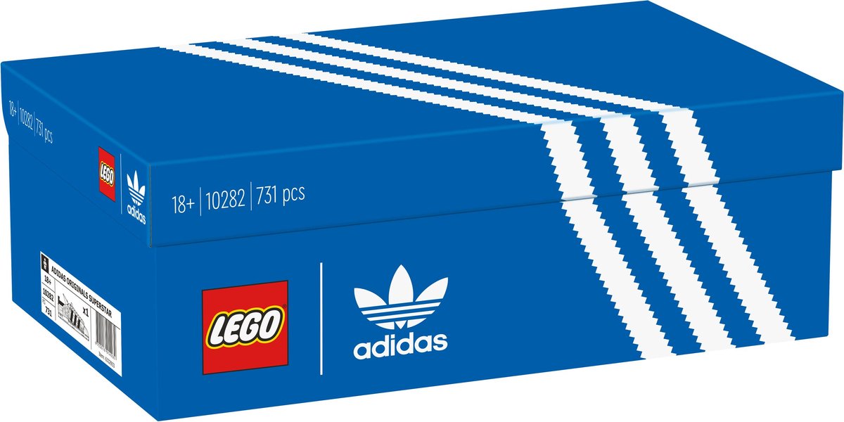 Misverstand Wegenbouwproces Afstudeeralbum LEGO Adidas Originals Superstar - 10282 | bol.com