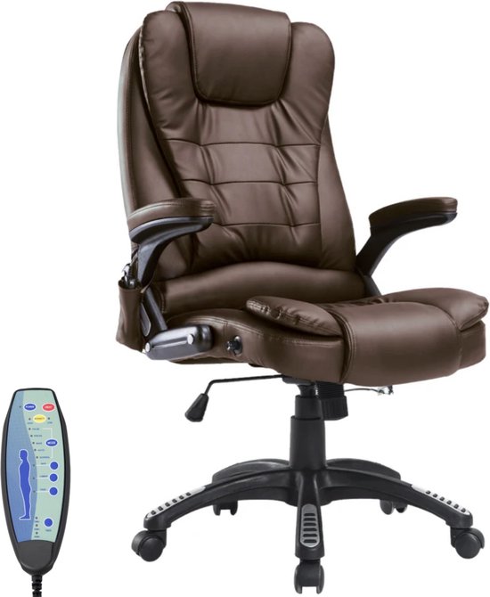 Bureaustoel - Ergonomische bureaustoel - Directiestoel - Stoelverwarming - Massagestoel - Kunstleer