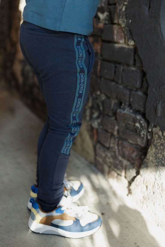 WE Fashion Jongens joggingbroek met tapedetail