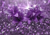 Papier peint photo - Chef-d'œuvre de violet