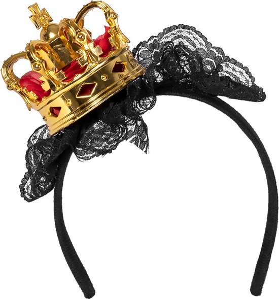 Boland - Diadeem Koningin - 58 - Volwassenen - Unisex - Prinsen en Prinsessen- Middeleeuwen