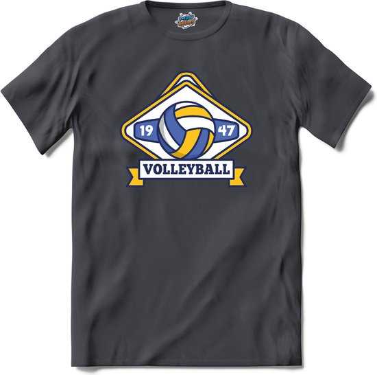 Volleybal sport - T-Shirt - Heren - Mouse Grey - Maat XXL