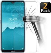 Nokia 3.2 Screenprotector Beschermglas 2x