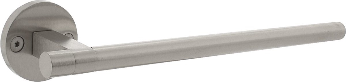 Intersteel Deurkruk Shiraat Grand&Johnson op rozet éénzijdig verdekt links ø55x8mm rvs geborsteld