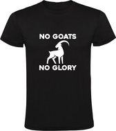 No de chèvres No de gloire | T-shirt homme | Succès | La victoire | Performances | Topper | Succès | Chèvre | Animal | Noir