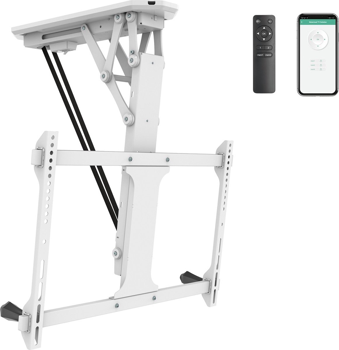 My Wall HL44MWL TV-plafondbeugel 81,3 cm (32) - 177,8 cm (70) Plafondhouder, Besturing via app, Met elektromotor, Gem