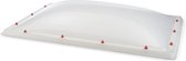 Skylux polycarbonaat lichtkoepel dubbelwandig - heatstop 0300 x 1300 mm