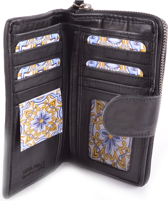 Micmacbags Porto Schoudertas Zwart | Lommers Lederwaren