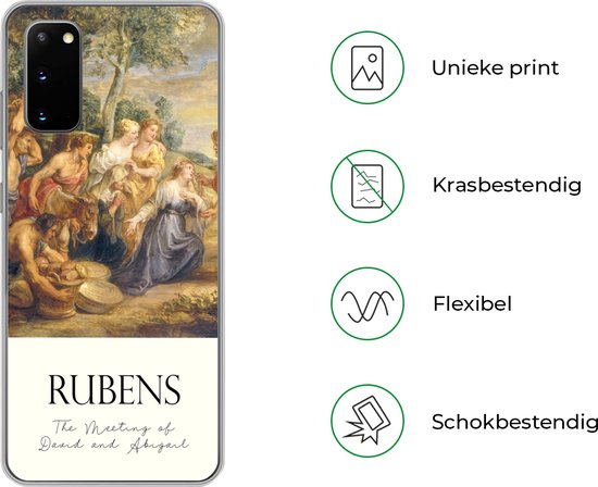 Coque Samsung Galaxy S20 - Rubens - Art - La rencontre de David et Abigail - Siliconen Phone Case