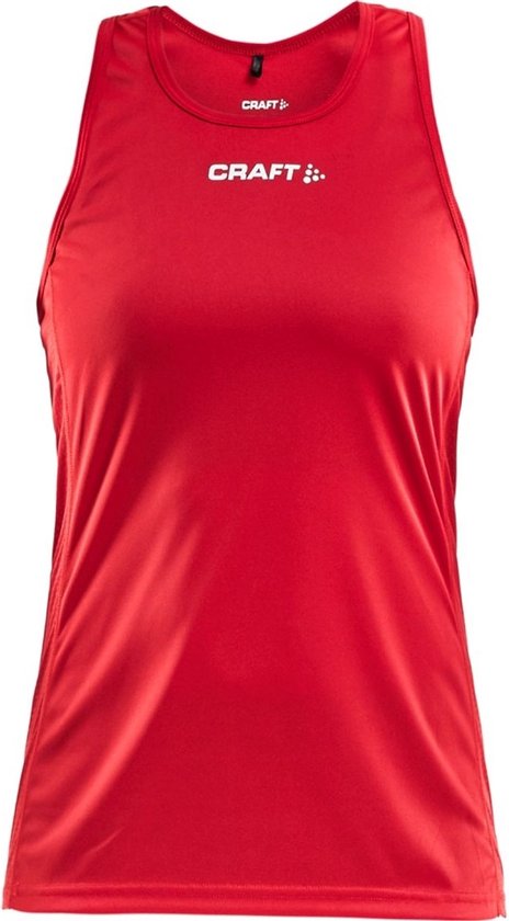 Craft Rush Singlet Dames - Maat XL - sportshirts - rood - Vrouwen