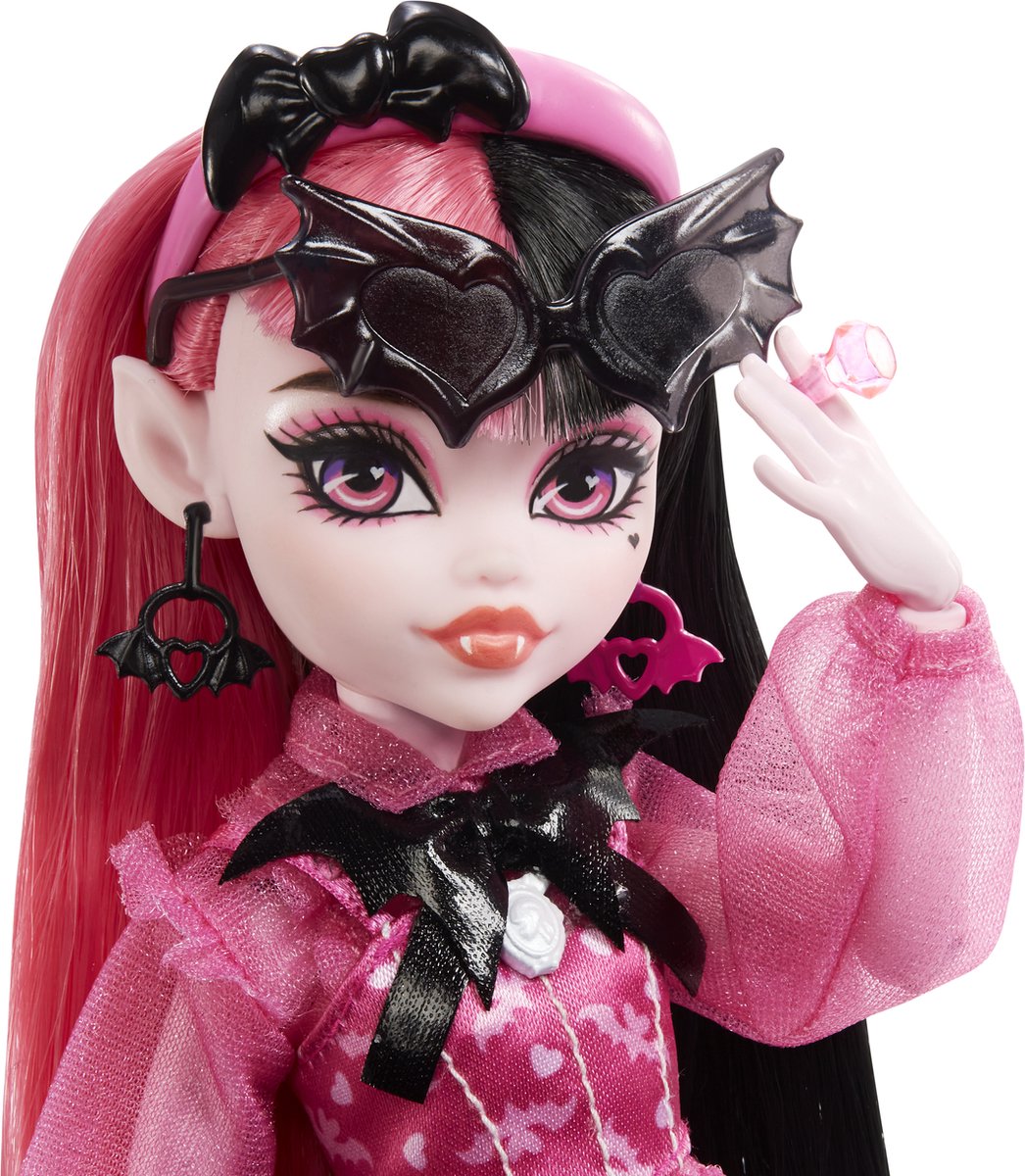 Monster High - Modepop - Draculaura pop met hartjes-tas — afbeelding 7