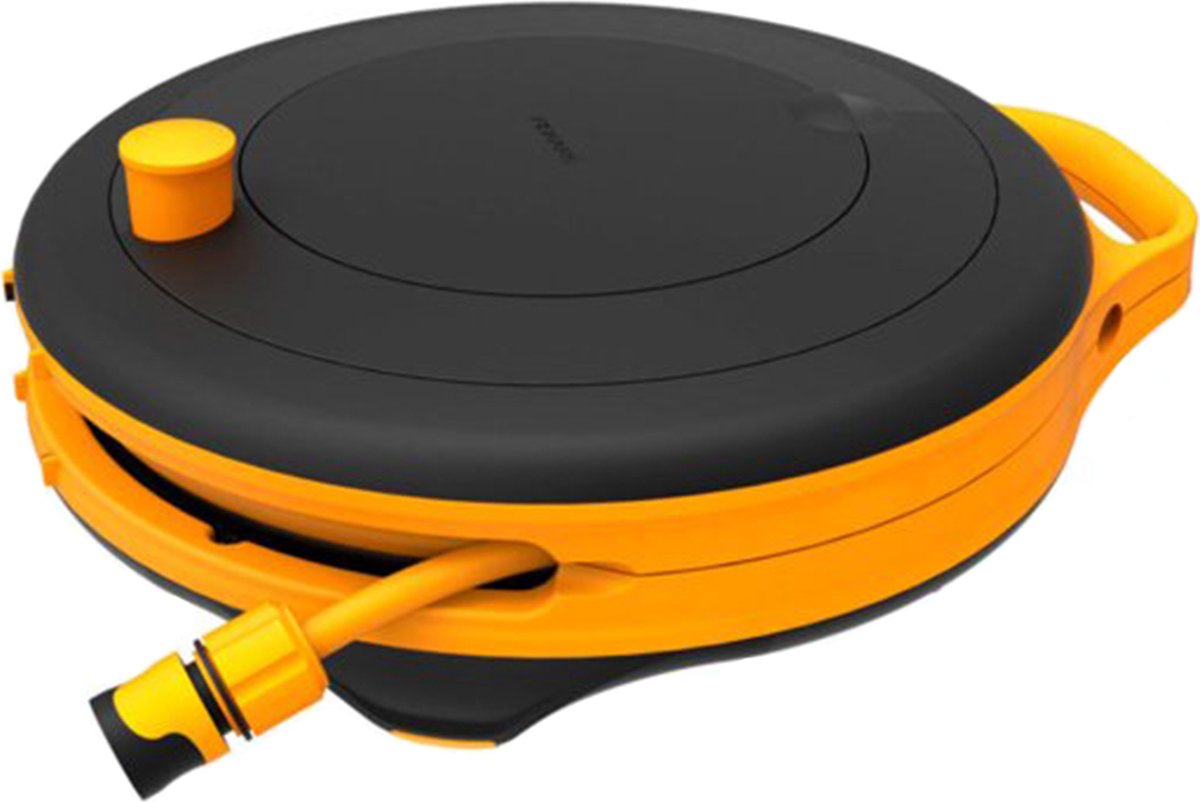 Fiskars Slanghaspel S + Wandbevestiging set - 15 Meter