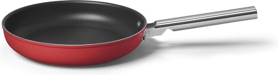 SMEG Koekenpan Rood Mat
