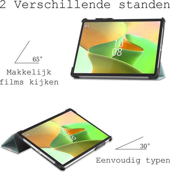 Étui Lenovo Tab P11 Pro (2e génération) Bookcase avec découpe pour stylo Lenovo - Étui Lenovo Tab P11 Pro Book Case Cover - 11,2 pouces - Licorne