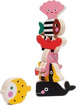 Petit Monkey - Houten Stapeldieren Ocean - Houten speelgoed