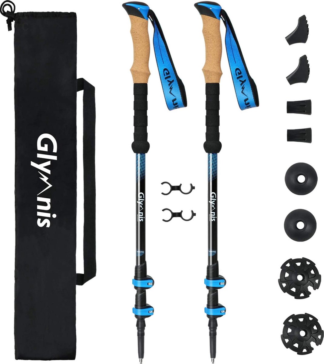 Luxe Nordic wandelstok - Nordic walking stokken - wandelen bergen - vrije tijd sport