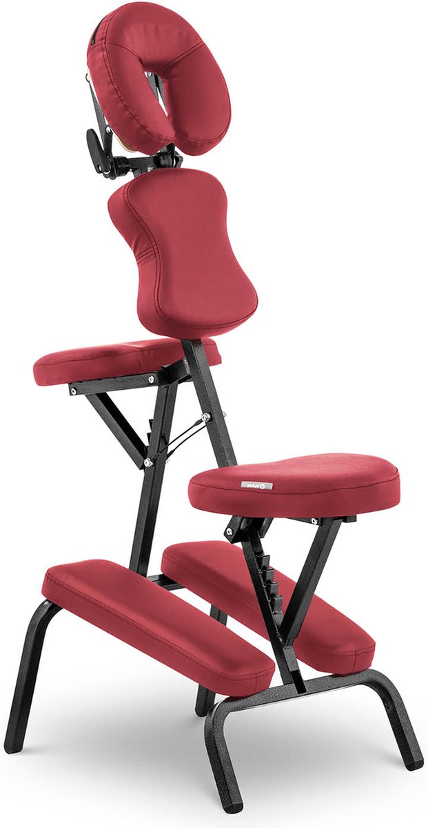 Goedkoopste physa - Opklapbare massagestoel - 130 kg - Rood
