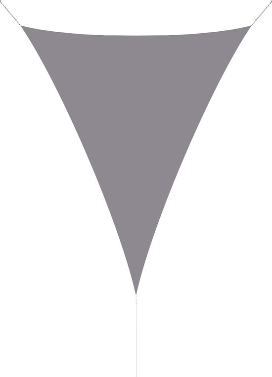 Voile D'ombrage - DILWE - 2,5x3,5 M - Marron - PEHD - Protection UV 90