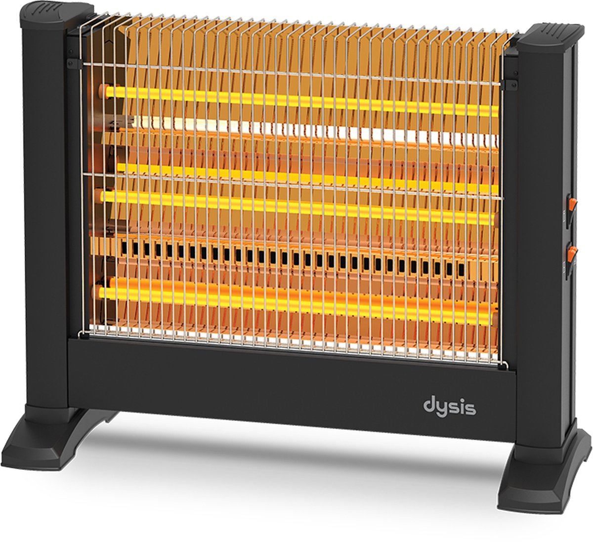 Dysis Power 2200W Quartz elektrische kachel - Infrarood kachel - heater - elektrische verwarming