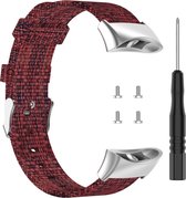 Bracelet en nylon - convient pour Garmin Forerunner 45 et 45S - rouge bordeaux