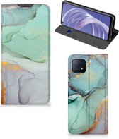 Bookcase voor OPPO A73 5G Watercolor Mix