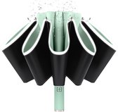 Parapluie pliant automatique Tamarow™ - Design inversé - Coupe-vent - Léger - Réfléchissant - Design inversé - Vert clair