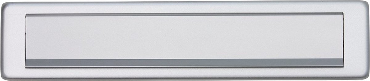 Nemef Briefplaat - aluminium - 73x340x16,3mm