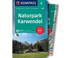 Omslag van KOMPASS Wanderführer 5662 Naturpark Karwendel Wandelgids