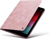 Casemania Hoes Geschikt voor Apple iPad Air 2020 - Air 4 10.9 inch (2020) Pale Pink - Book Cover