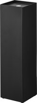 Yamazaki Porte-rouleau WC Porte-rouleau de papier toilette - Tour fermée métal - noir