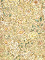 IXXI Double Bough yellow - William Morris - Wanddecoratie - 160 x 120 cm