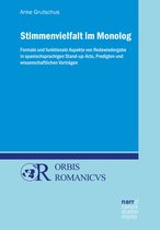 Orbis Romanicus 21 - Stimmenvielfalt im Monolog