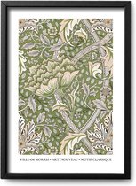 Poster William Morris - A4 - 21 x 30 cm - Exclusief lijst