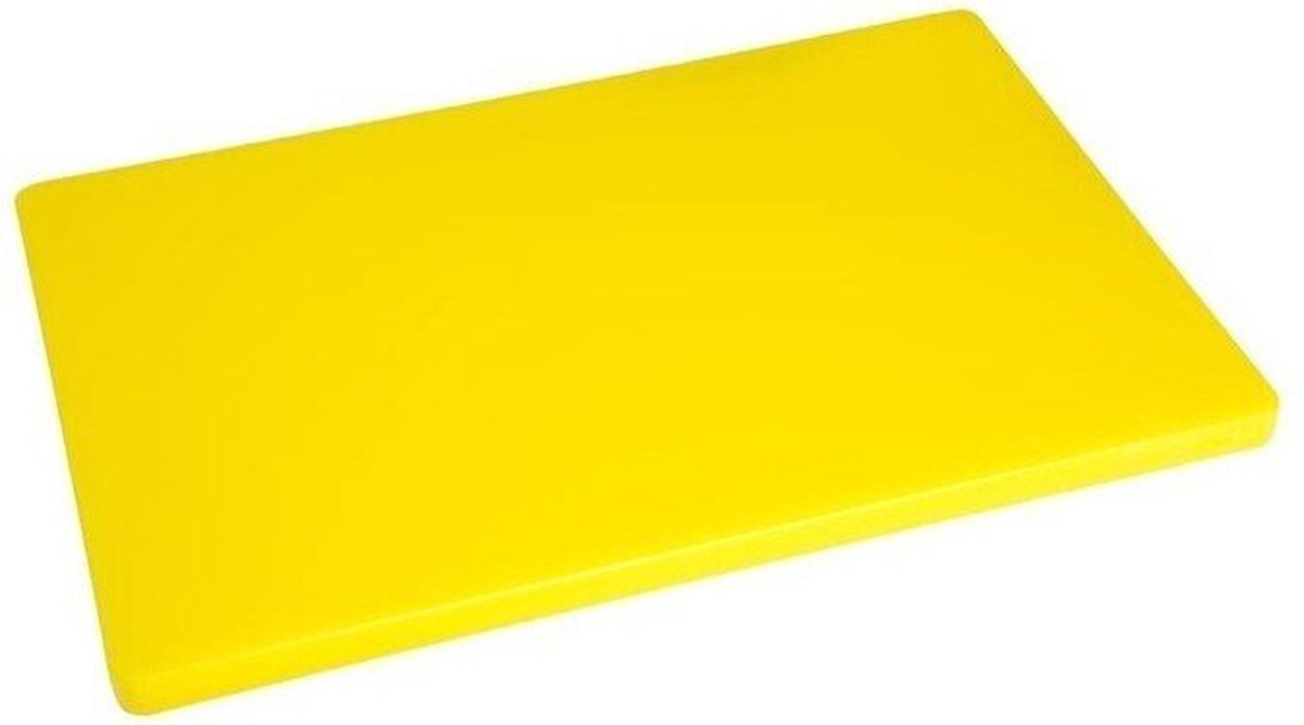 Hygiplas LDPE Extra Dikke Snijplank Geel 600x450x20mm HC884 - Dikke Plank - Horeca