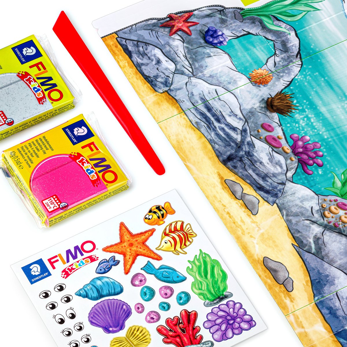 FIMO kids 8034 - ovenhardende boetseerklei - form&play - Zeemeermin — afbeelding 2