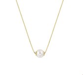 The Jewelry Collection Ketting Parel 0,5 mm 40 + 2 cm - Goud