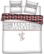 Marvel Dekbedovertrek, Spider-Man - Lits Jumeaux - 240 x 220 cm - Katoen