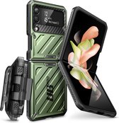 SUPCASE UB Pro Geschikt Voor Samsung Galaxy Z Flip 4 Hoesje - Groen
