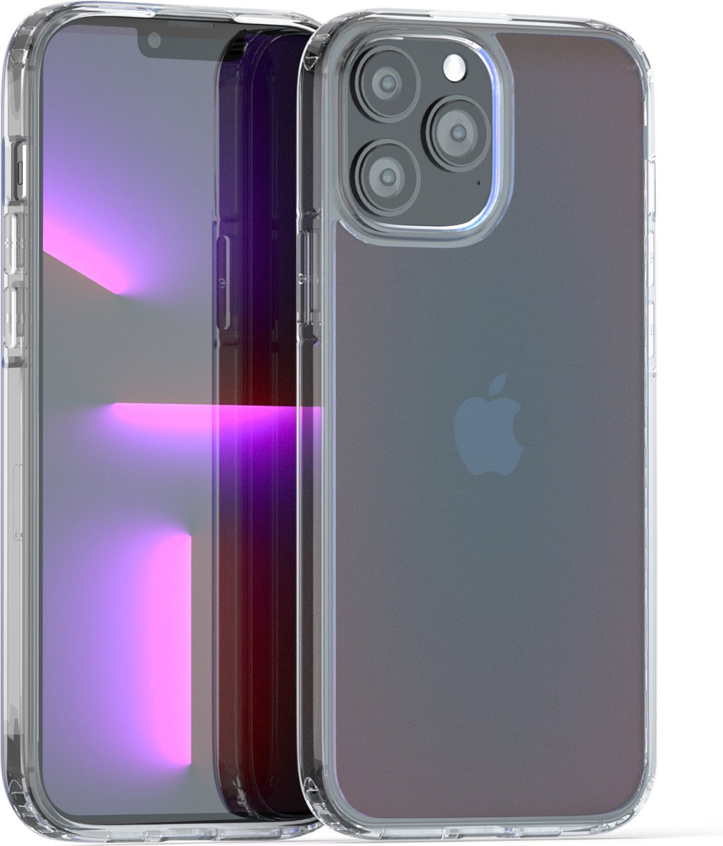 Coverzs geschikt voor Apple iPhone 13 Pro hoesje transparant kleurverloop - blauw