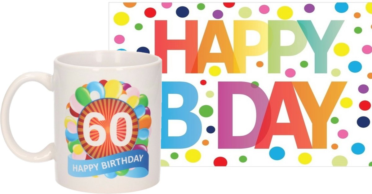 Mug - Homme - Cadeau anniversaire - 60 ans - 350 ml - Tasse