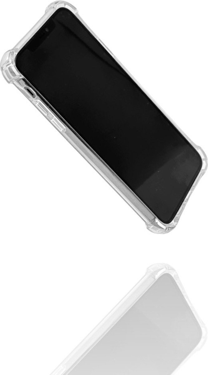 Apple iPhone 7 Hoesje - Case Transparant - shockproof - schokbestendig met camera bewscherming -silicon hoesje iphone