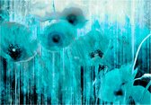 Papier peint photo - Folie turquoise.
