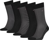 Tommy Hilfiger Sock Giftbox Birdeye (5-pack) - heren sokken - zwart - Maat: 43-46