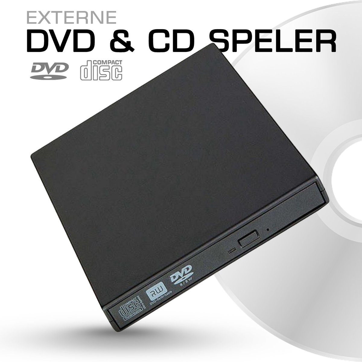 Externe DVD & CD Speler - Externe DVD Brander - Externe DVD Speler Geschikt  Voor... | bol.com
