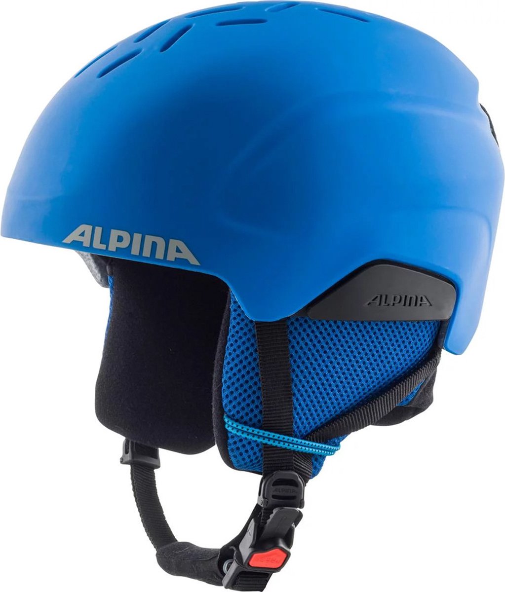 Alpina Pizi Junior Skihelm - Blue Matt | Maat: 51 - 55 cm