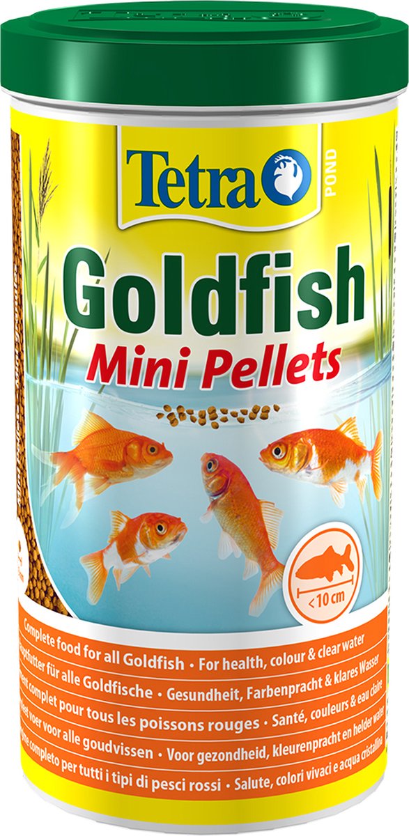 Tetra pond goldfish mini pellets 1l - 9x9x18cm