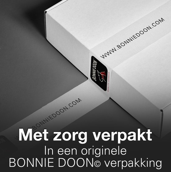 Emballage Bonnie Doon avec le texte "Emballé avec soin".