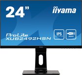 Iiyama PROLITE XUB2492HSN-B1 - Full HD IPS USB-C Dock Monitor - 65w - RJ45 - 24 Inch